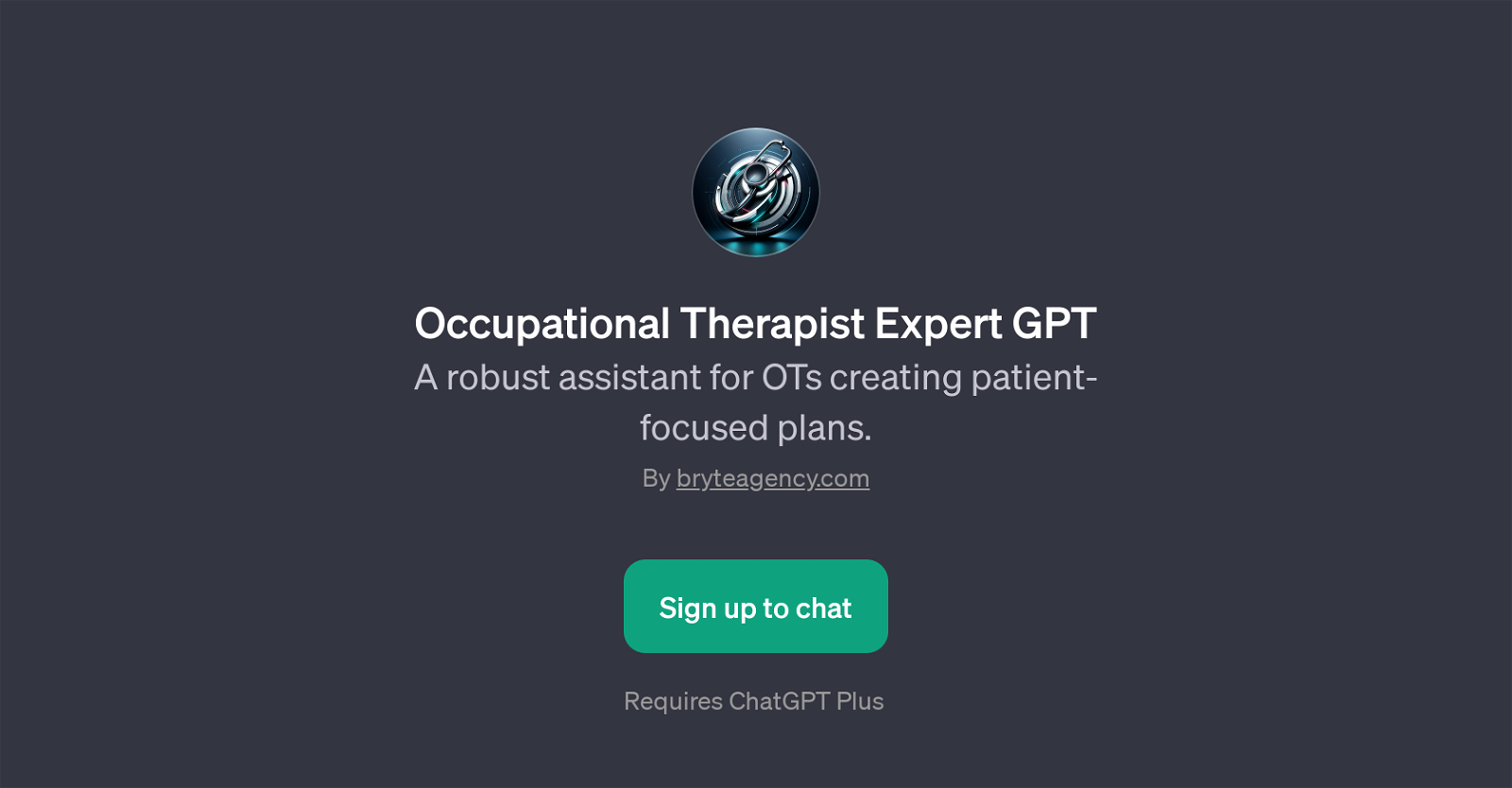 Occupational Therapist Expert GPT website