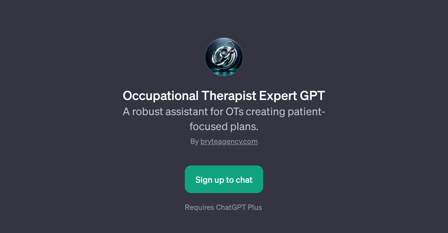 Occupational Therapist Expert GPT website