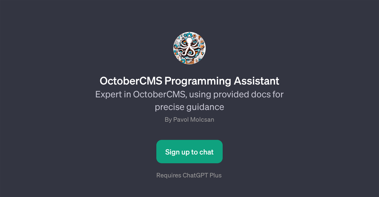 OctoberCMS Programming Assistant website