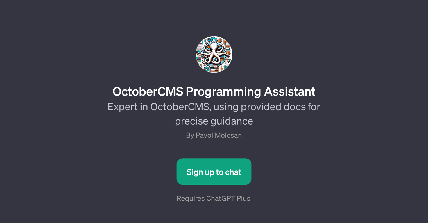 OctoberCMS Programming Assistant website