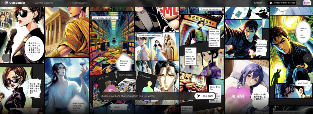 OctoComics website