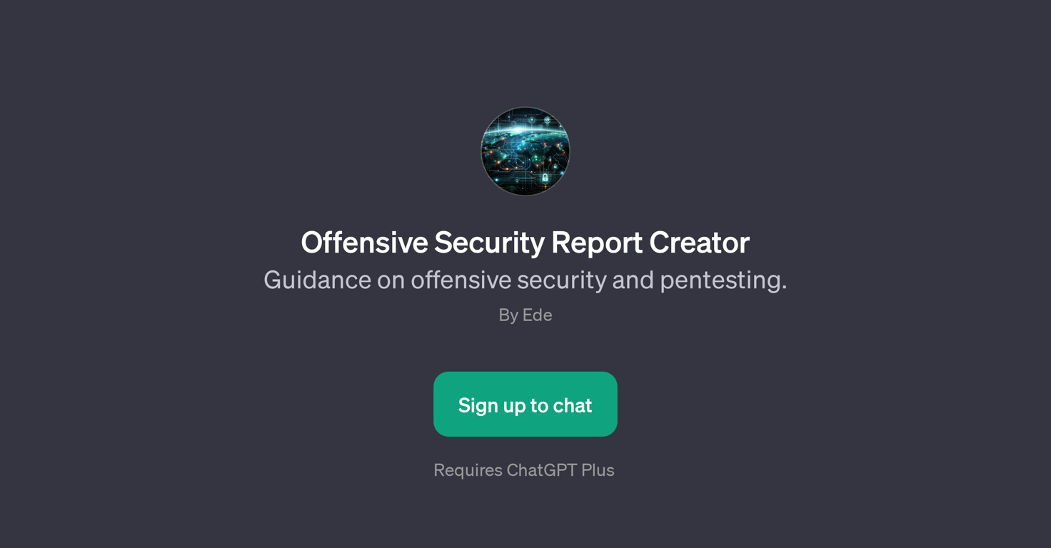 Offensive Security Report Creator website