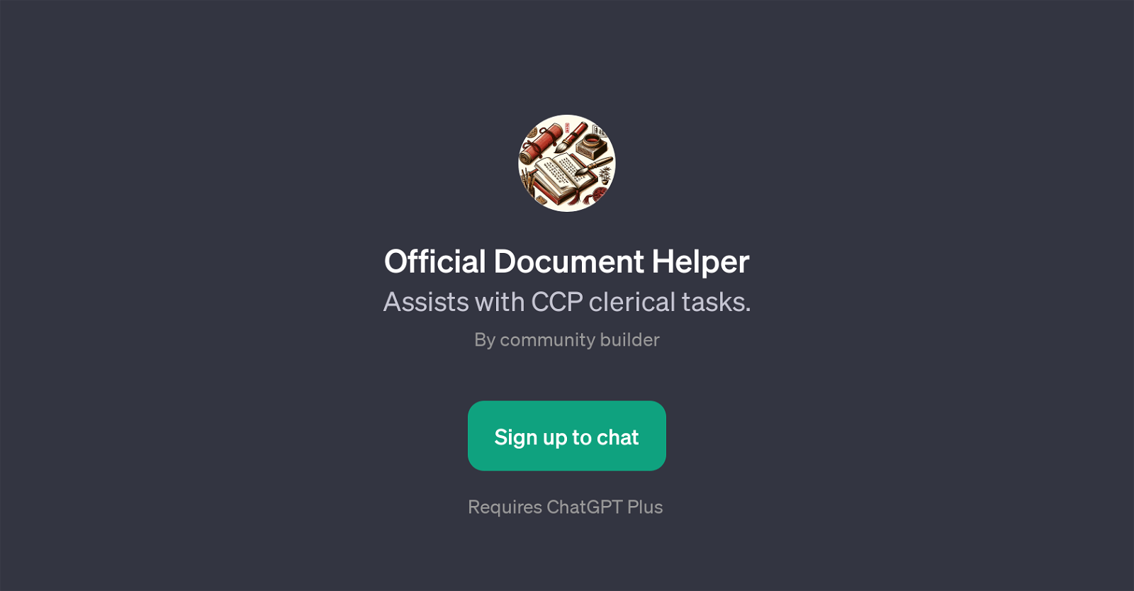 Official Document Helper website