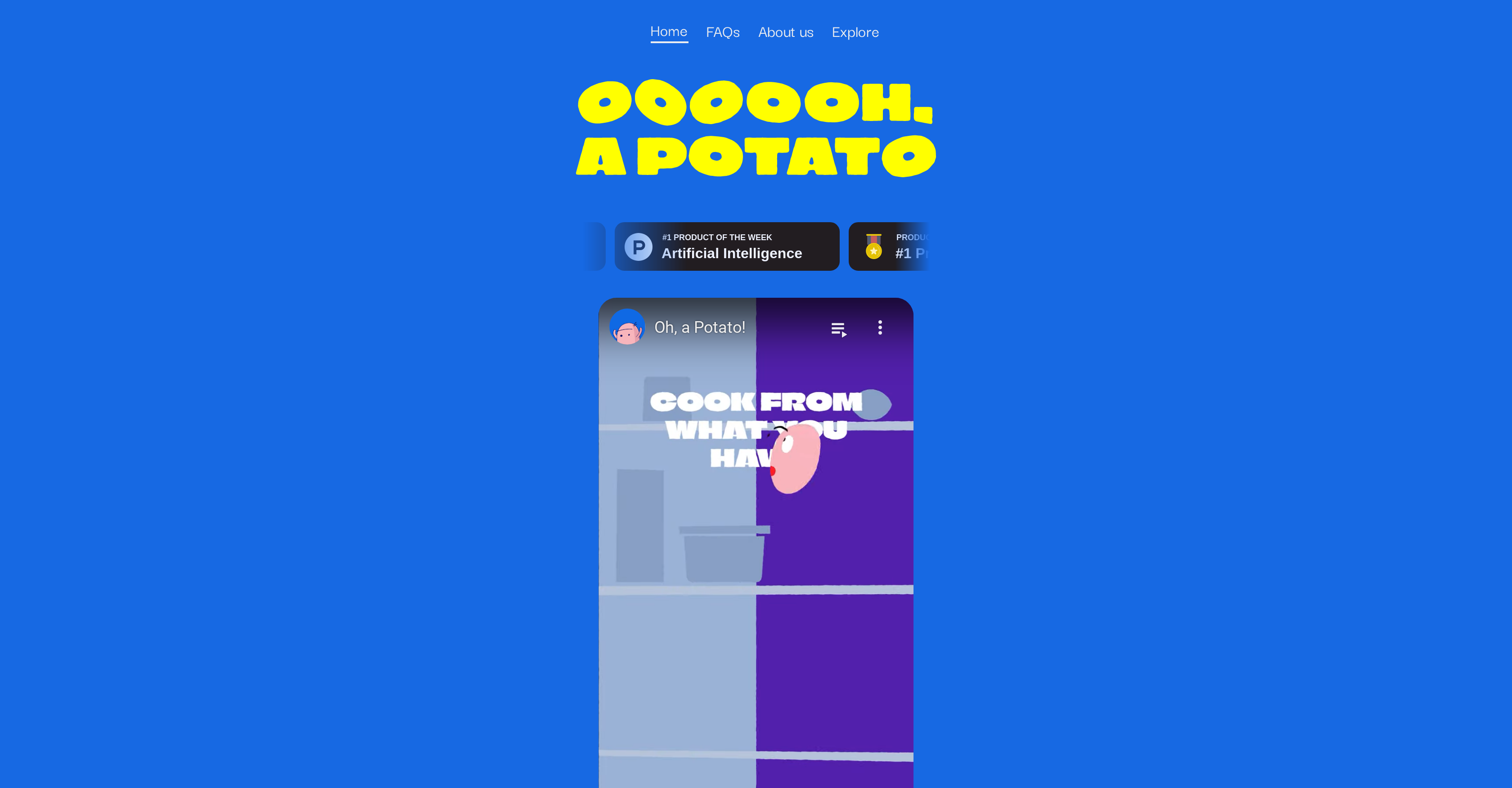 OH, a potato! screenshot 1 OH, a potato! screenshot 1