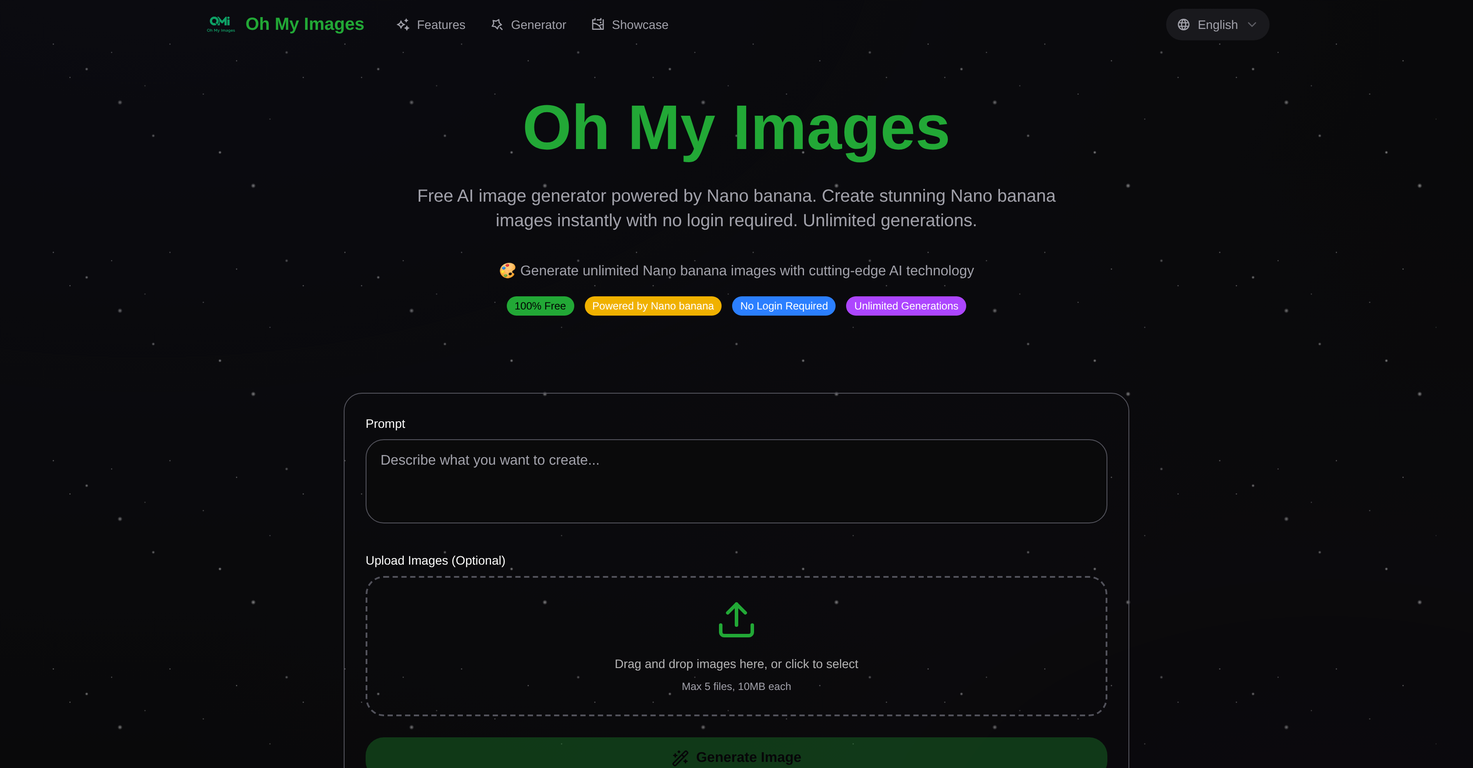 Oh My Images website