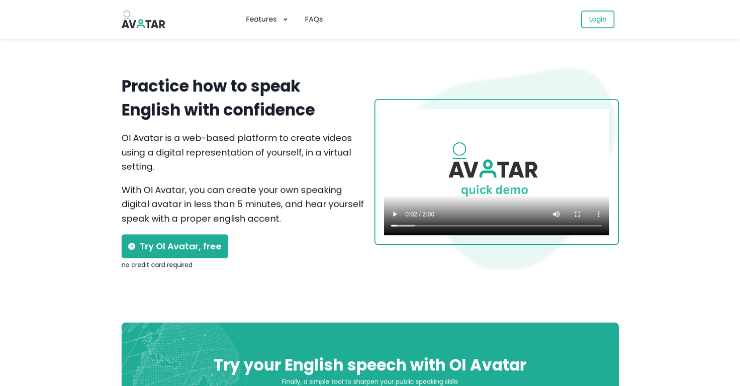 OI Avatar website