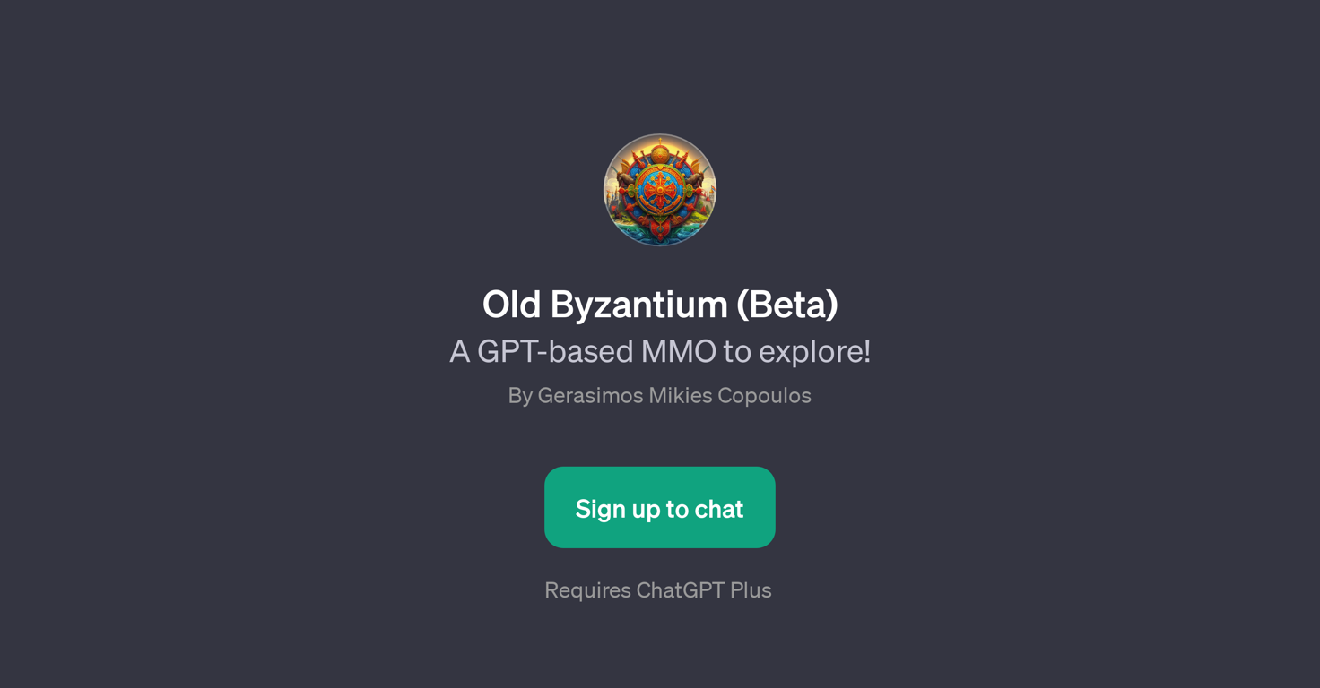 Old Byzantium (Beta) website