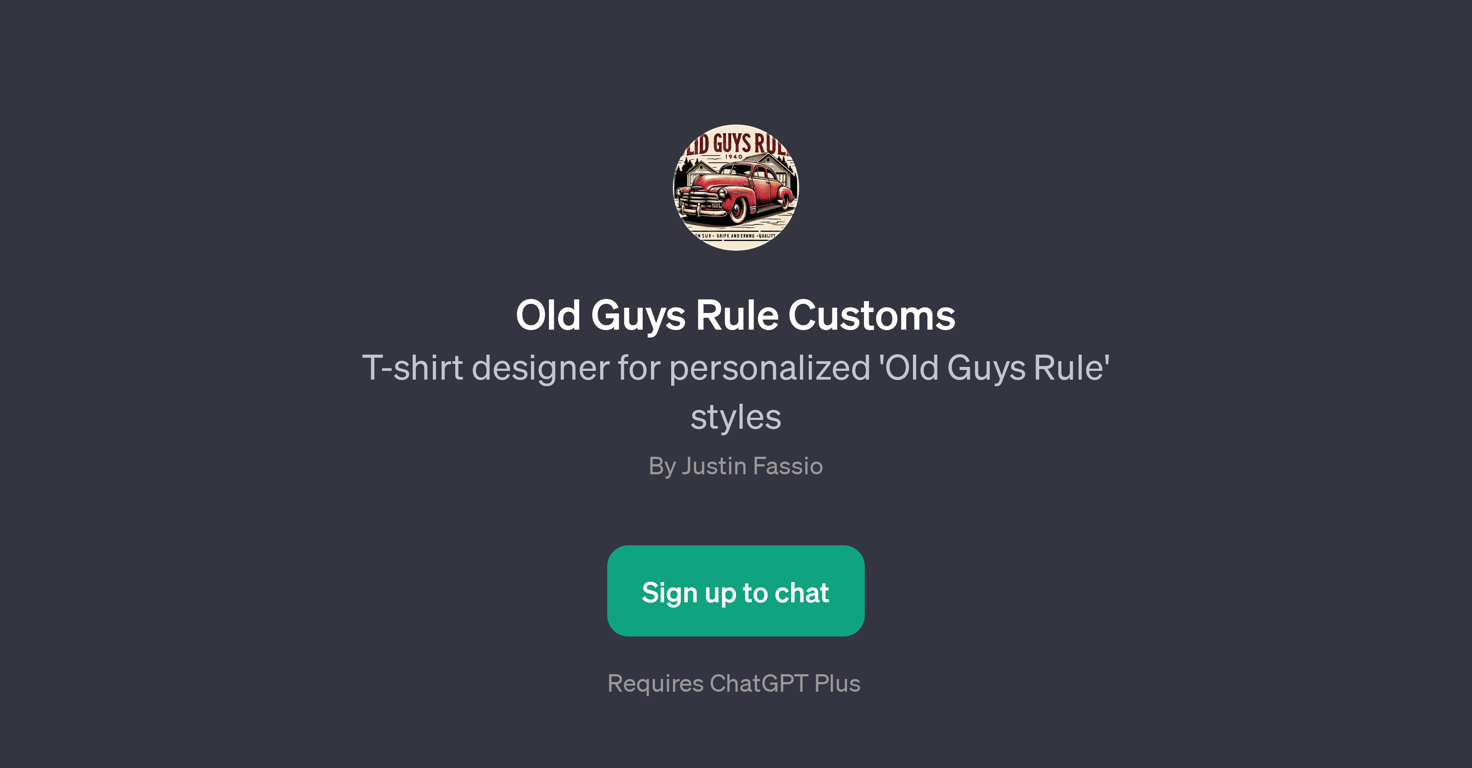 Old Guys Rule Customs website