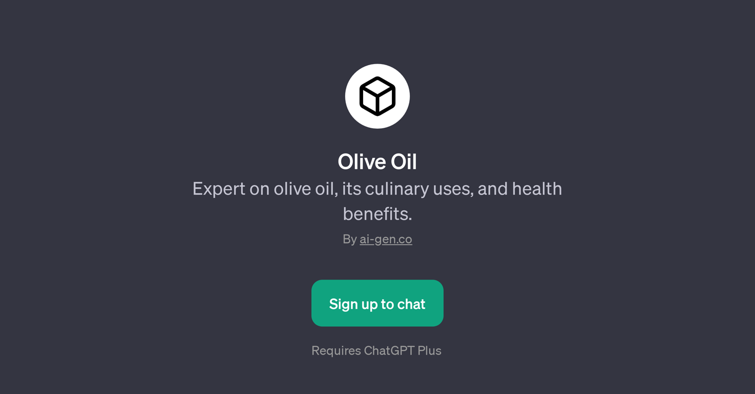 Olive Oil website