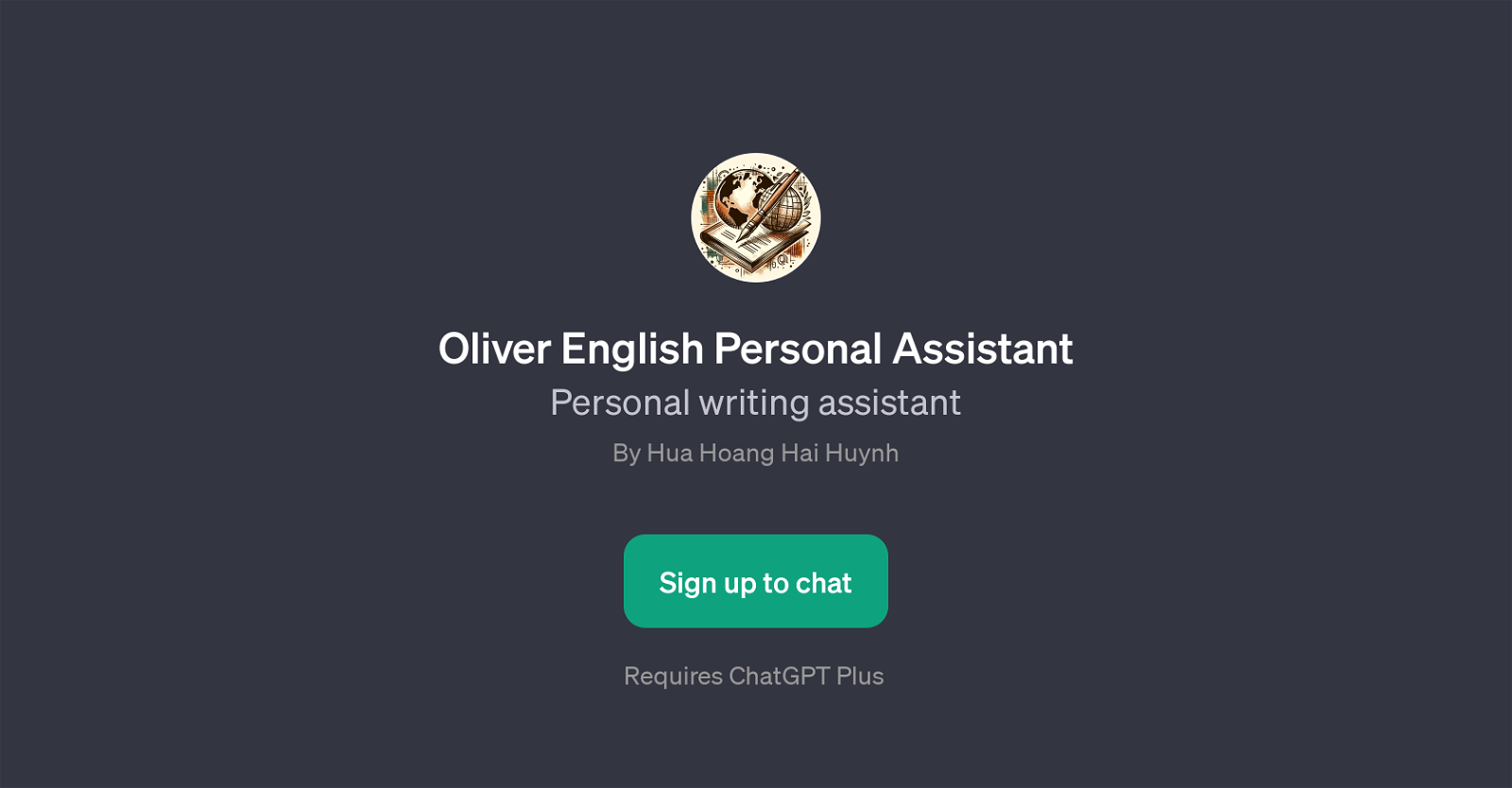 Oliver English Personal Assistant website