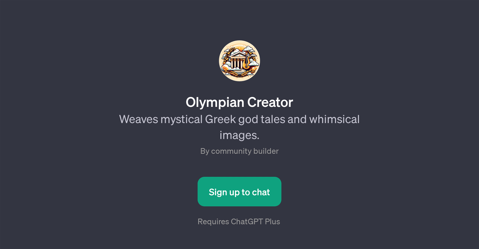 Olympian Creator website