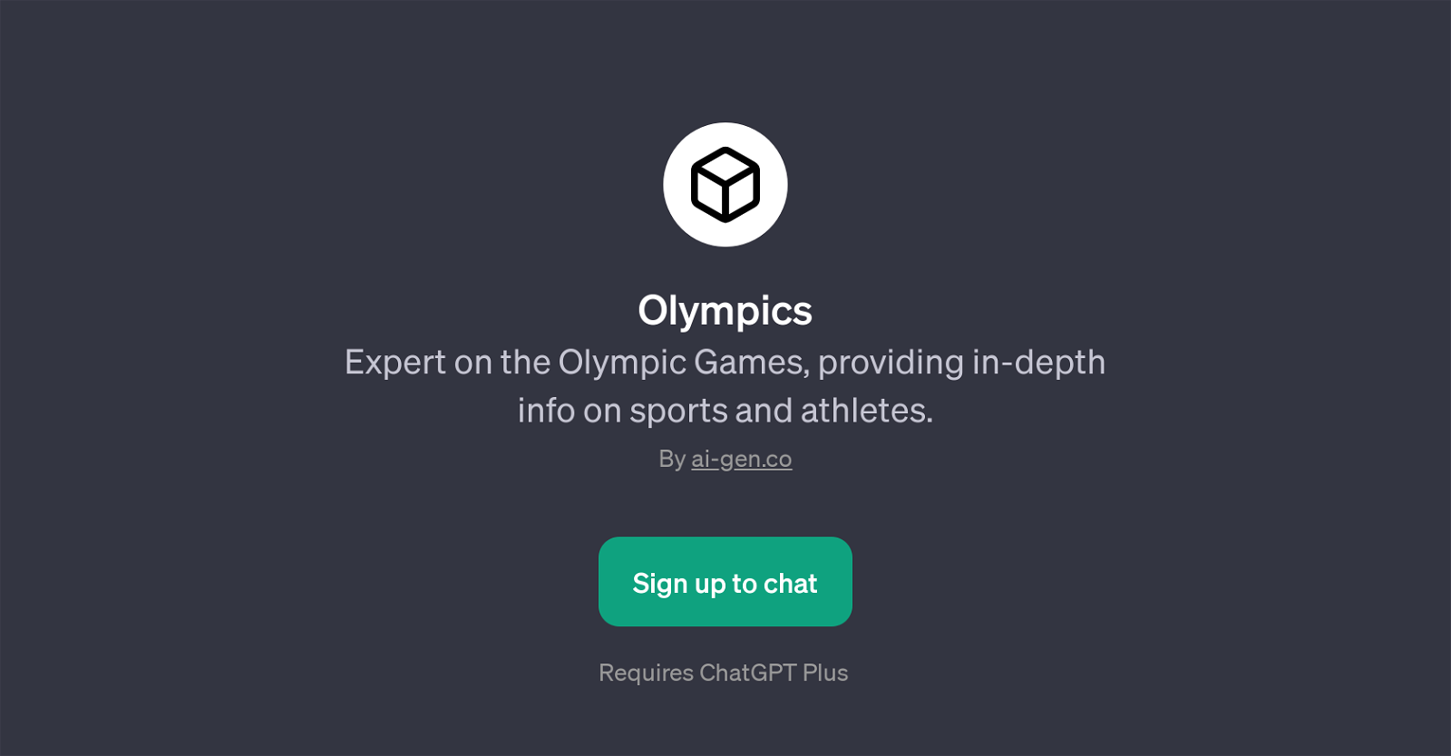 Olympics website