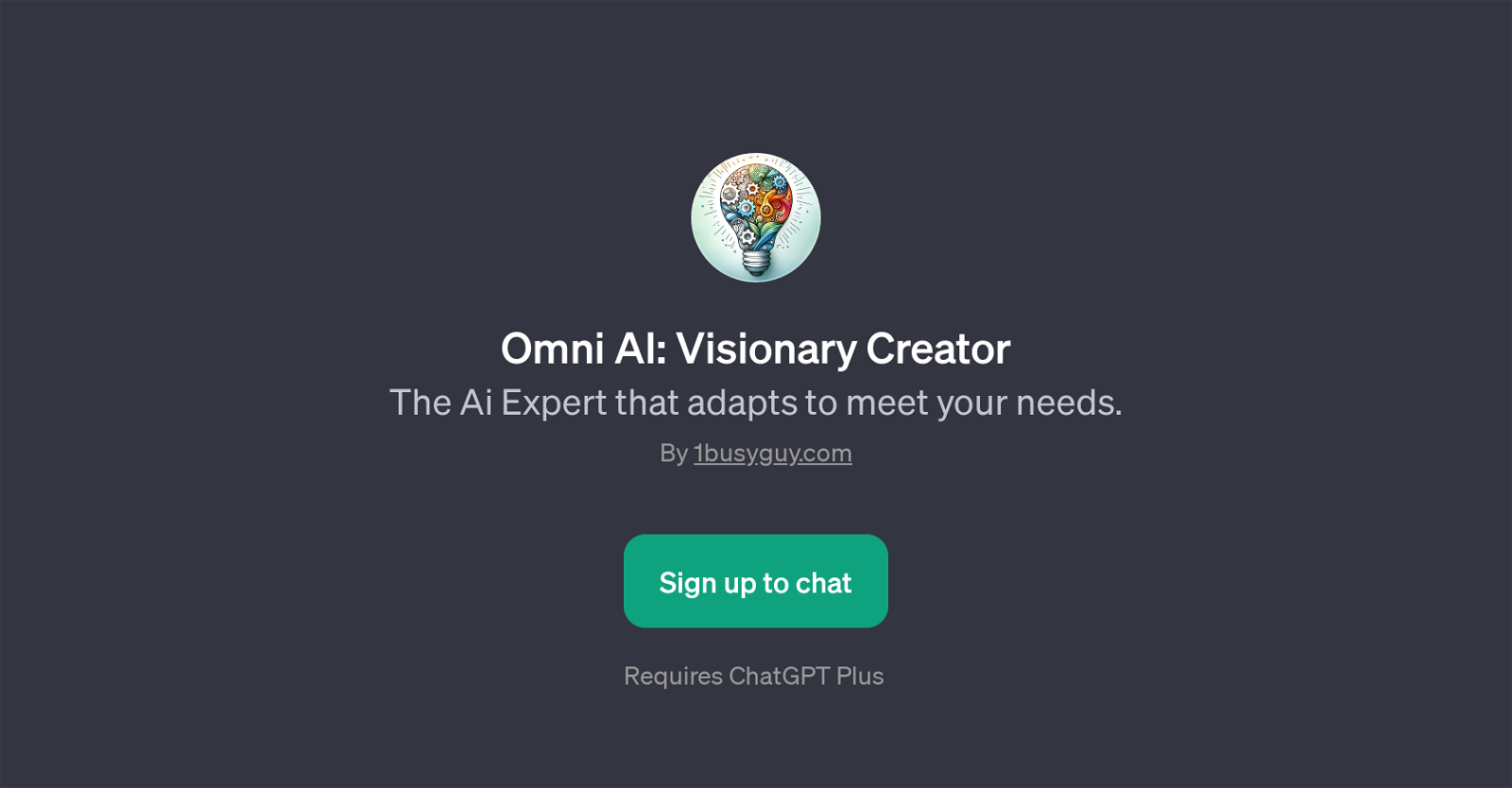 Omni AI: Visionary Creator website
