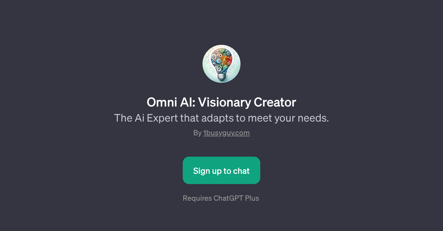 Omni AI: Visionary Creator website