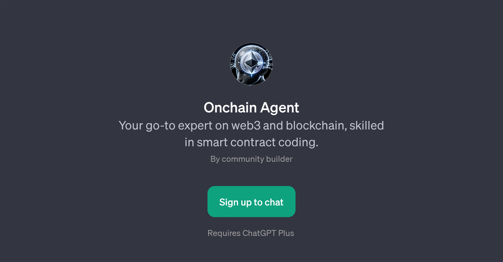 Onchain Agent website
