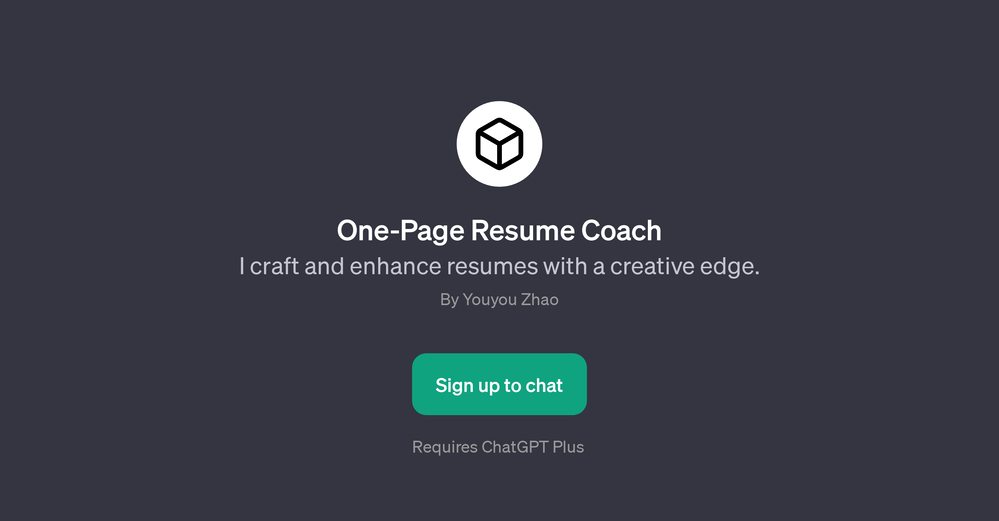 One-Page Resume Coach website