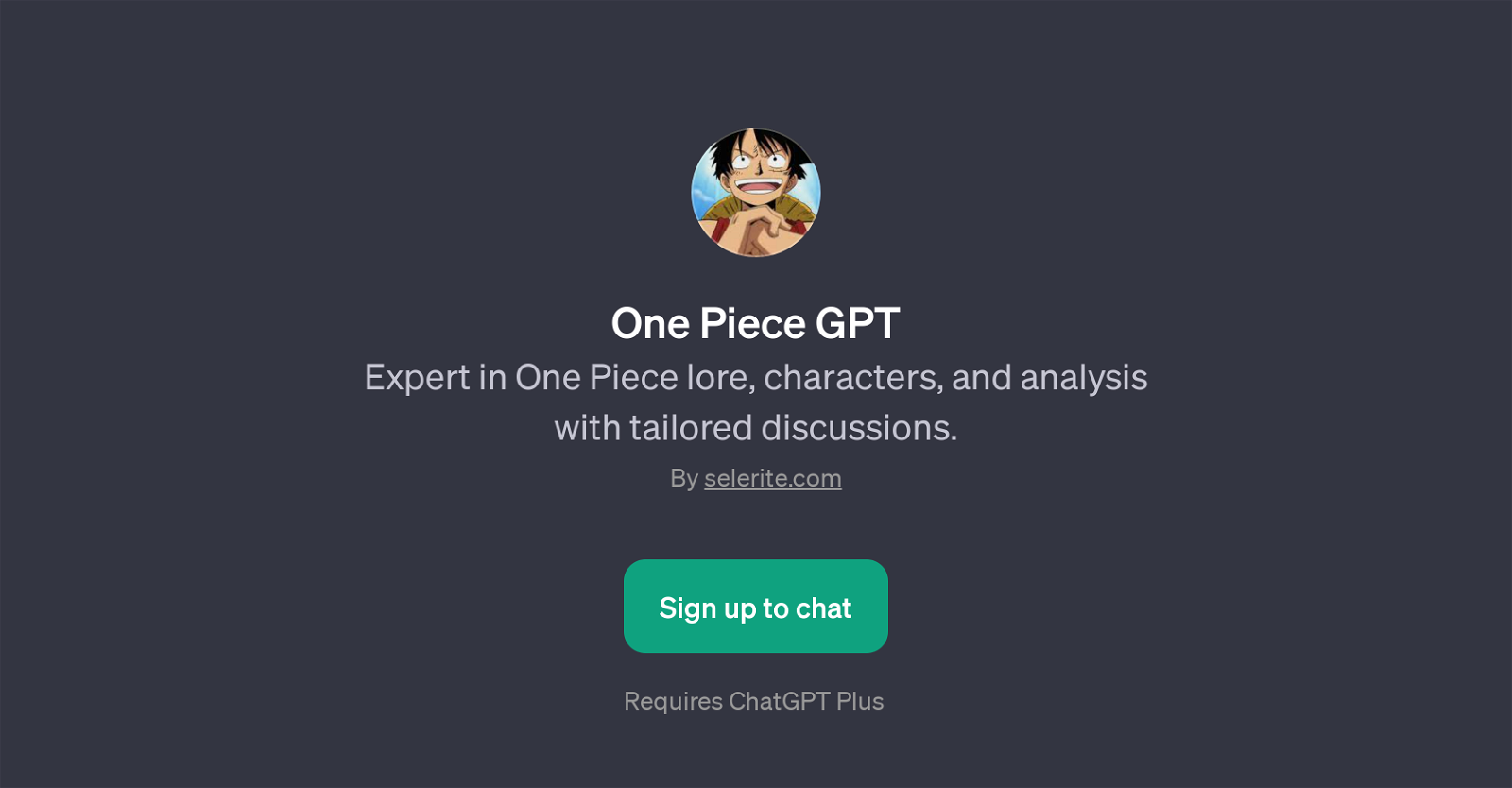 One Piece GPT website