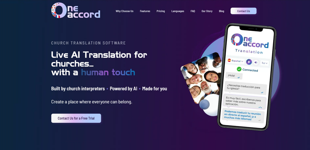 OneAccord website