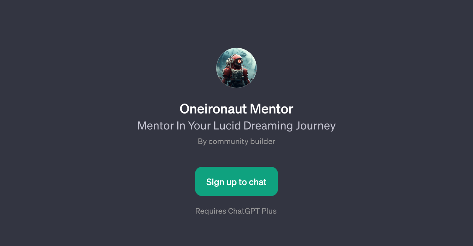 Oneironaut Mentor website