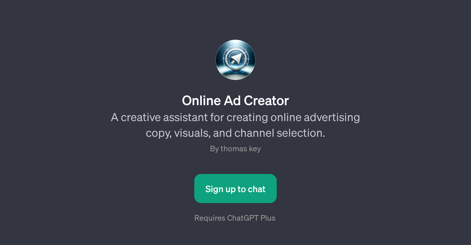 Online Ad Creator website