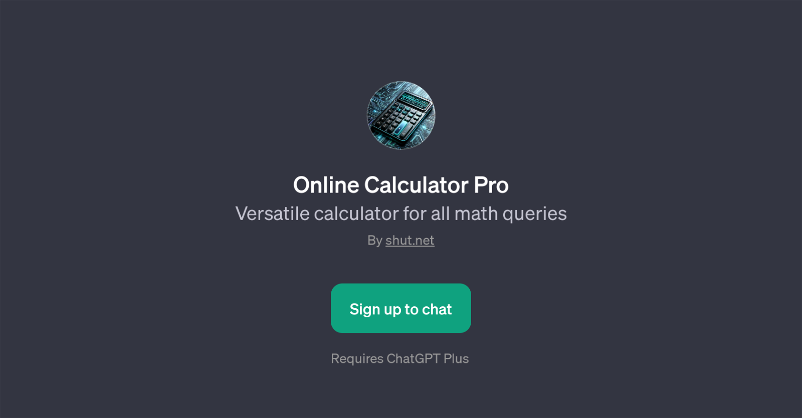 Online Calculator Pro website