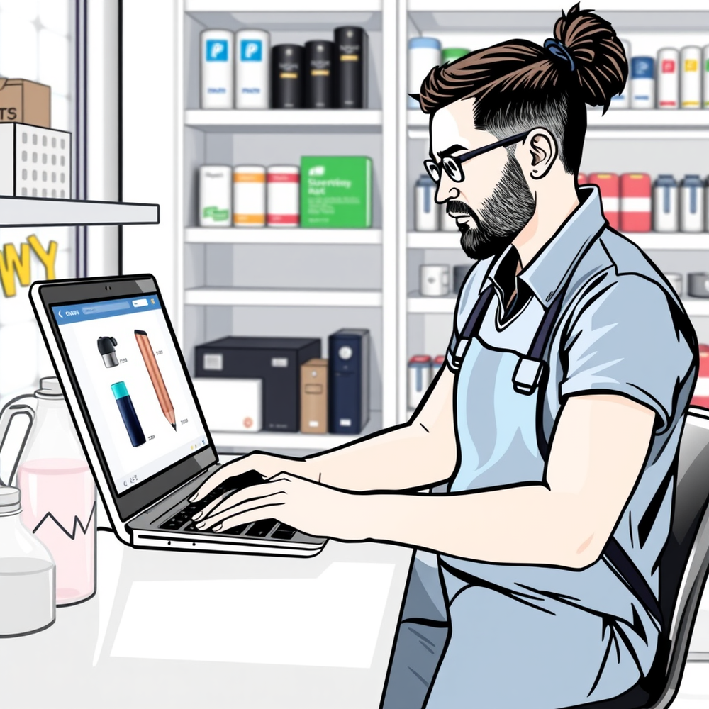 Online commerce helper website