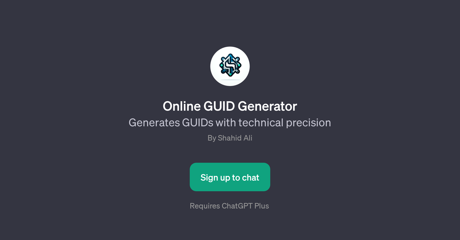 Online GUID Generator website