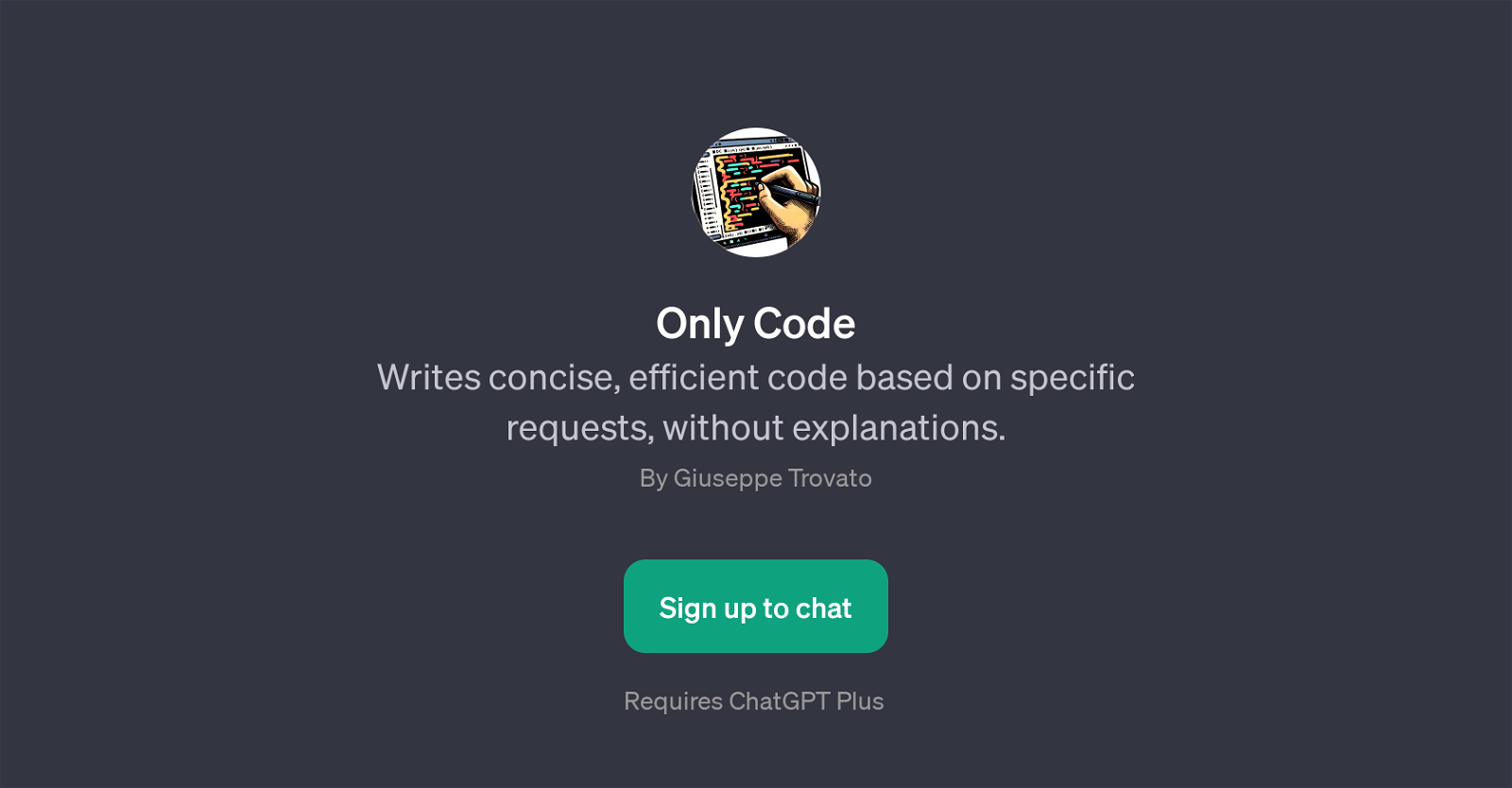 Only Code website