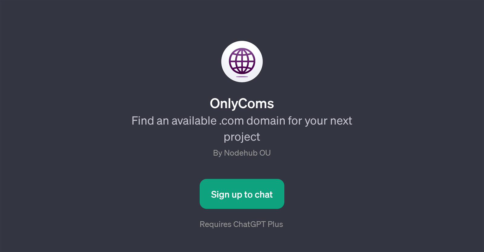 OnlyComs website