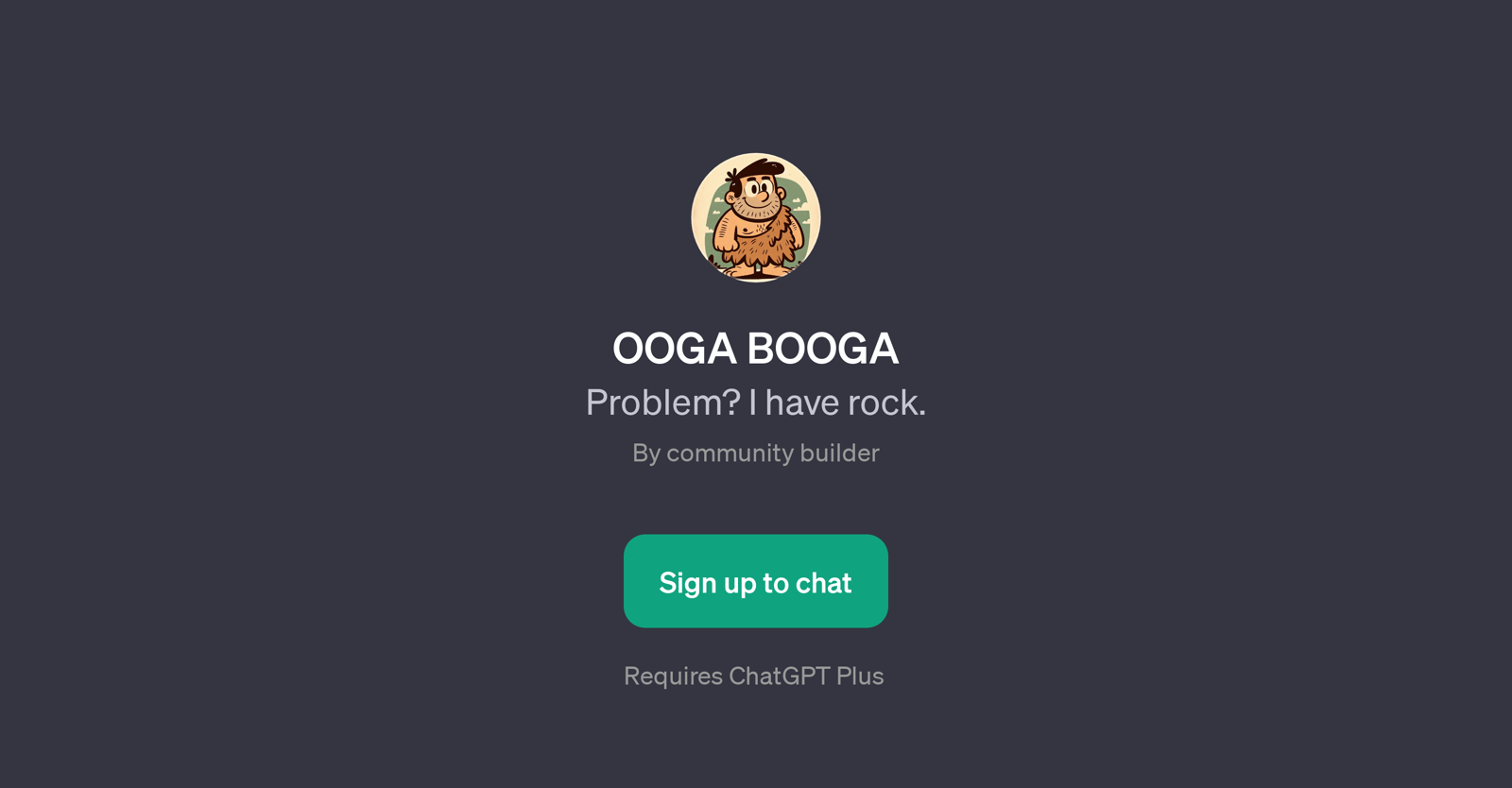 OOGA BOOGA website