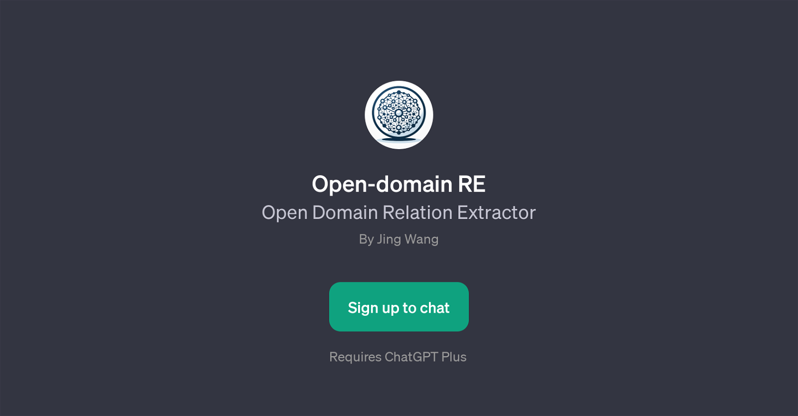 Open-domain RE website