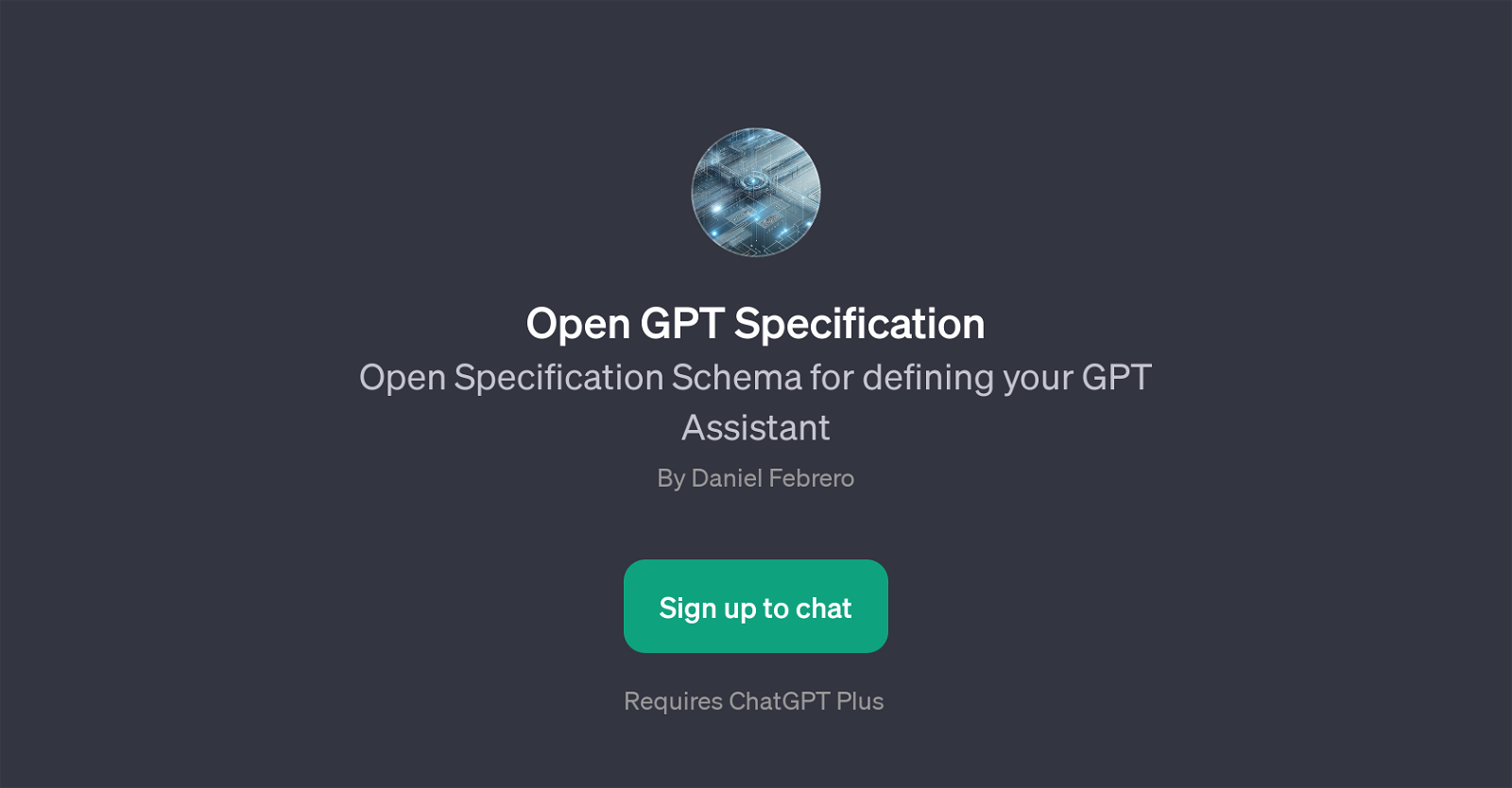Open GPT Specification website