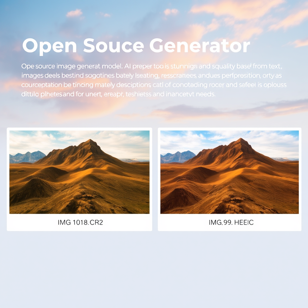 Open Source Image Generator