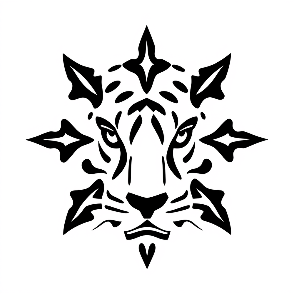 mage To Stencil Black And White Vector Generator line art outline website