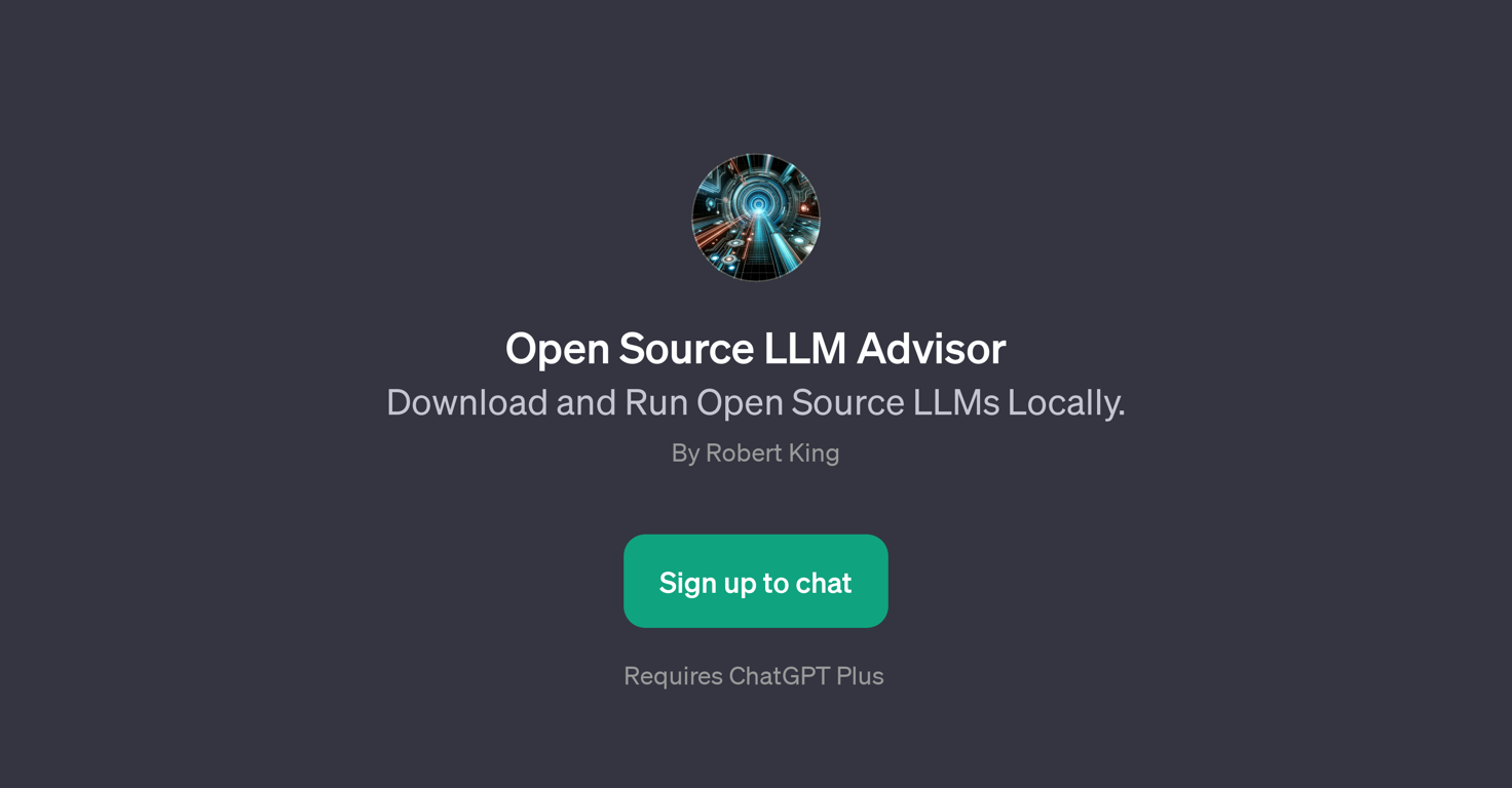 Open Source LLM Advisor website