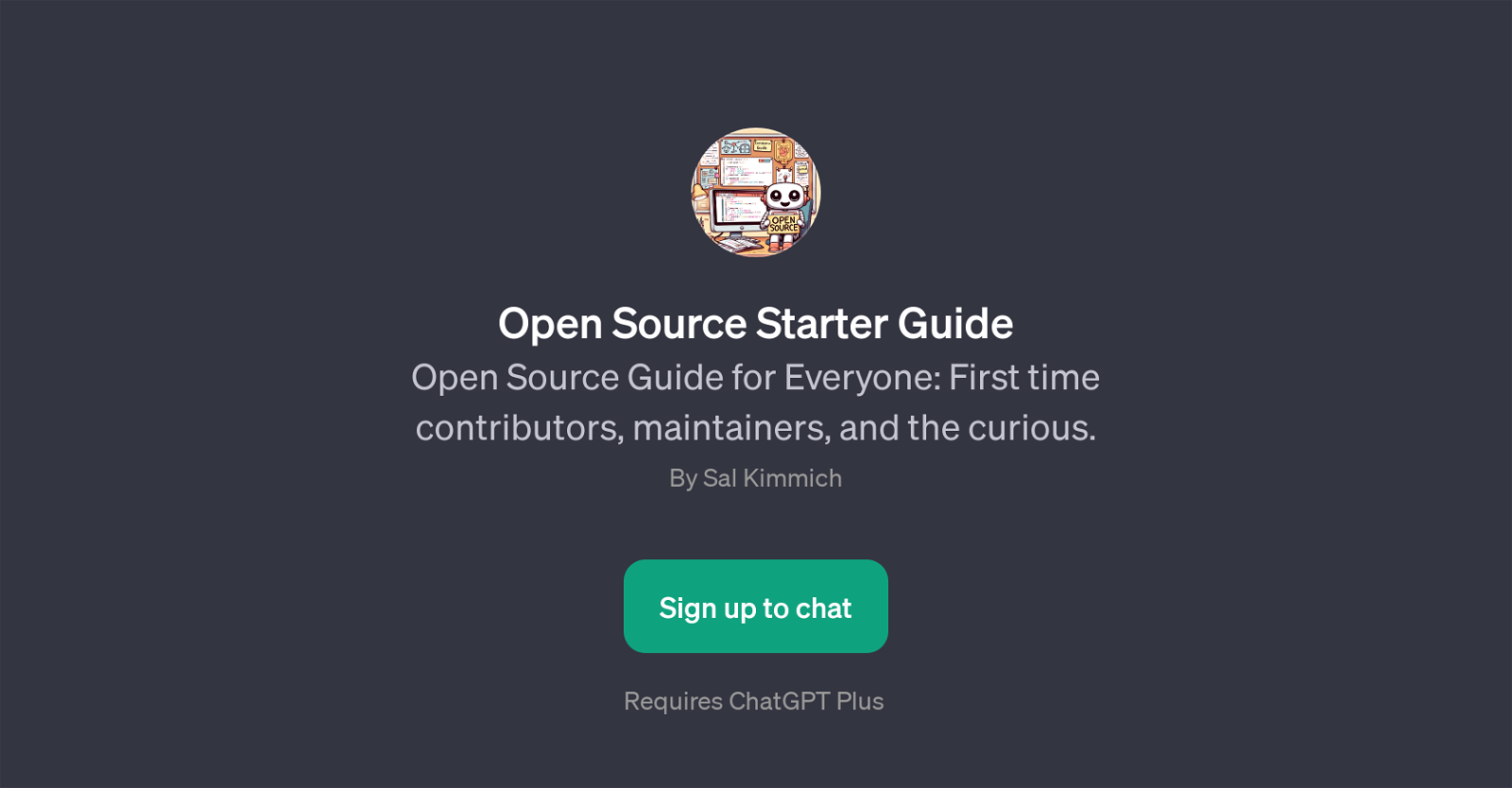 Open Source Starter Guide website