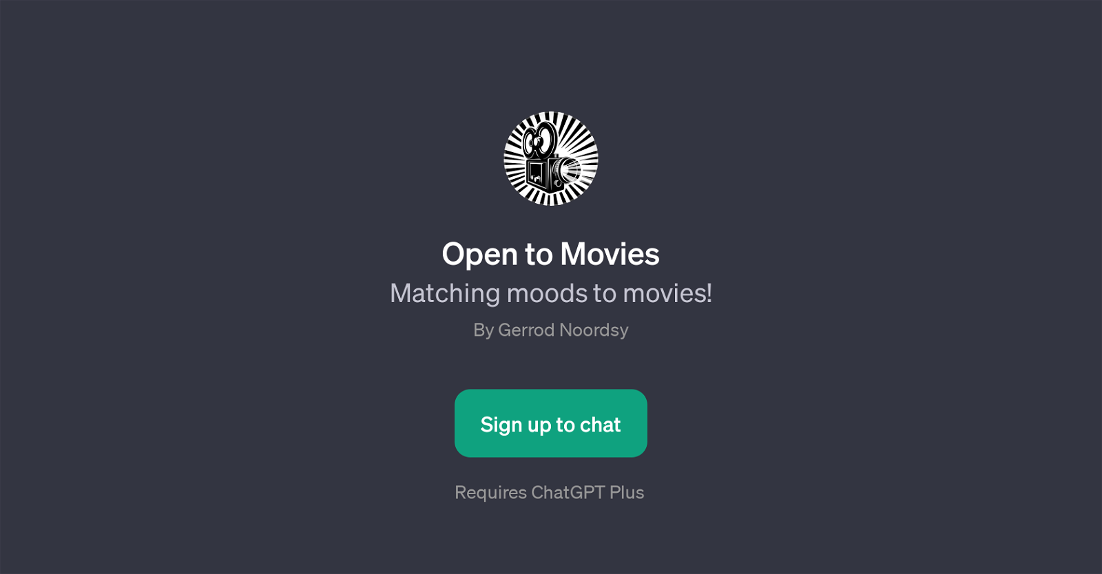Open to Movies website