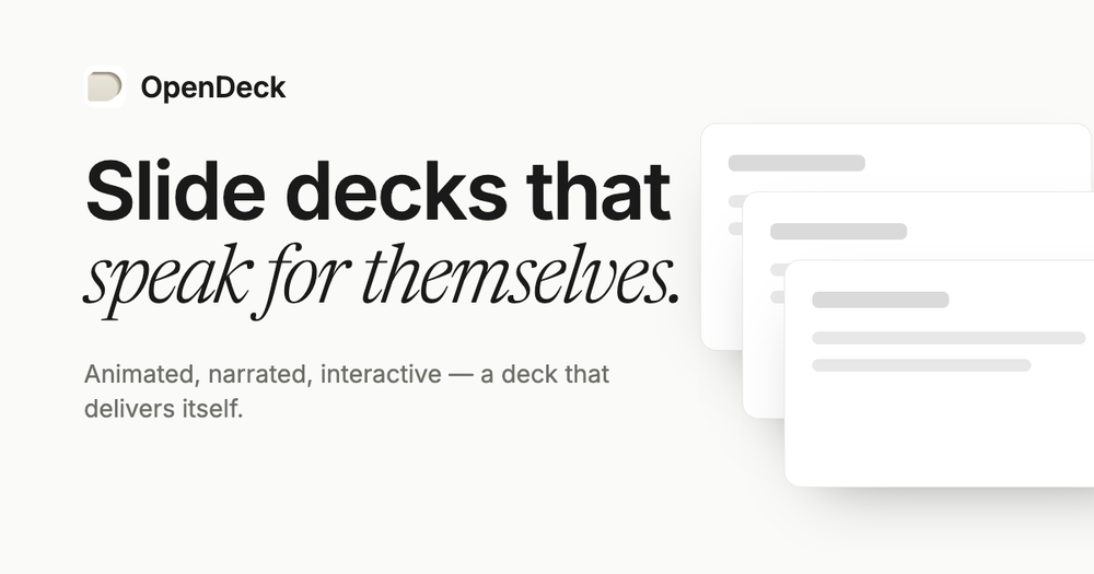 OpenDeck website