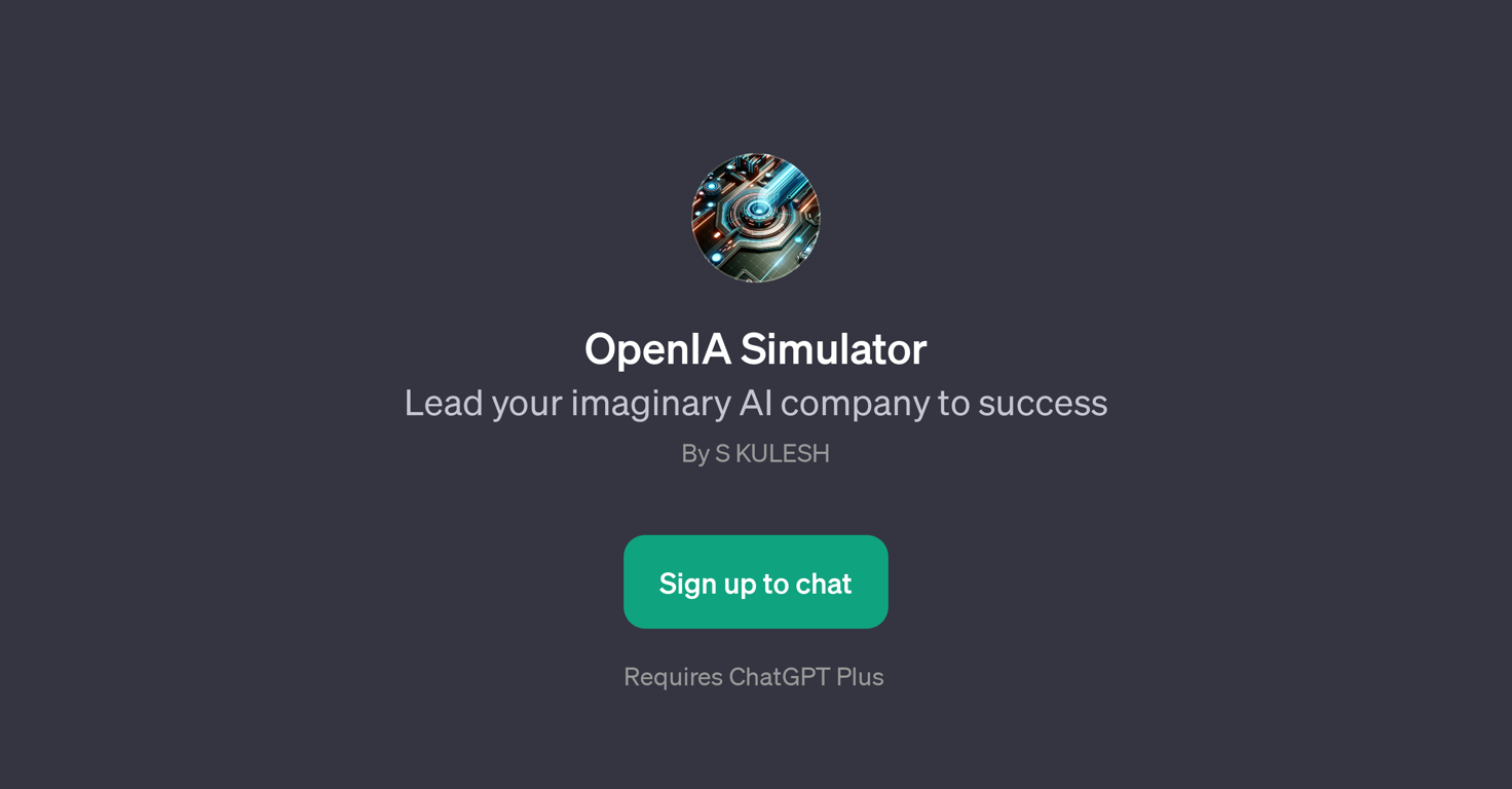 OpenIA Simulator website