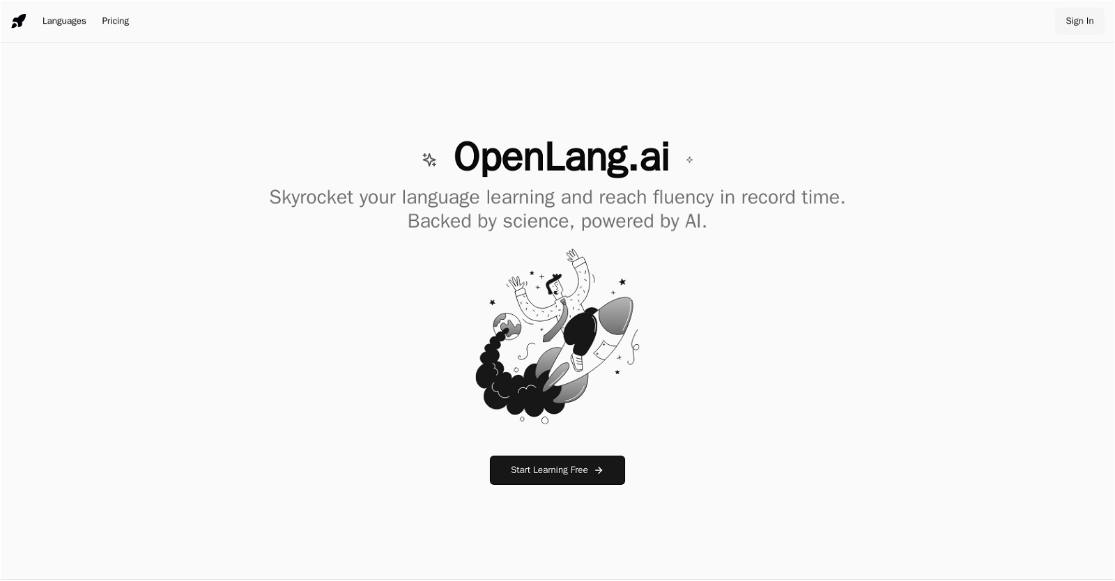 Openlang website