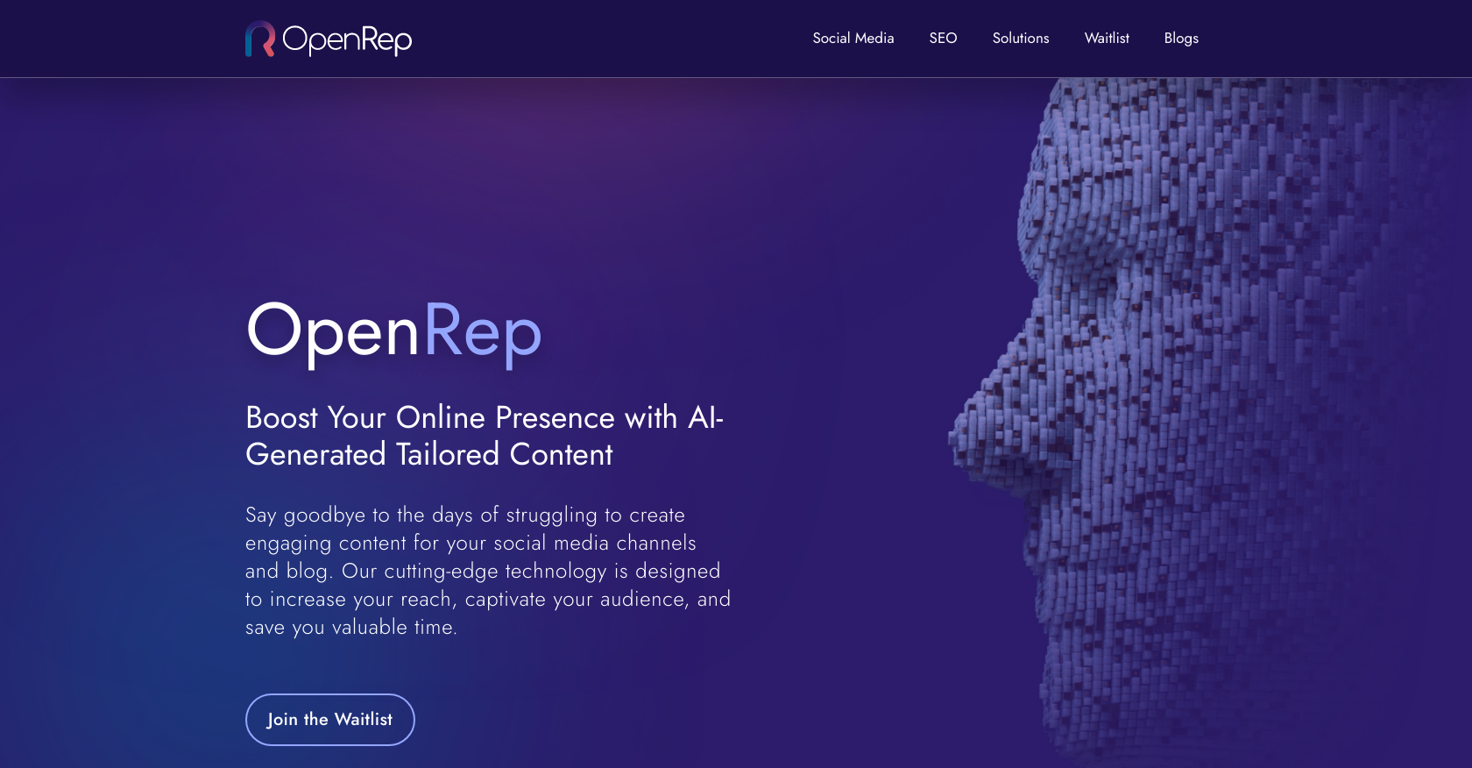 OpenRep website