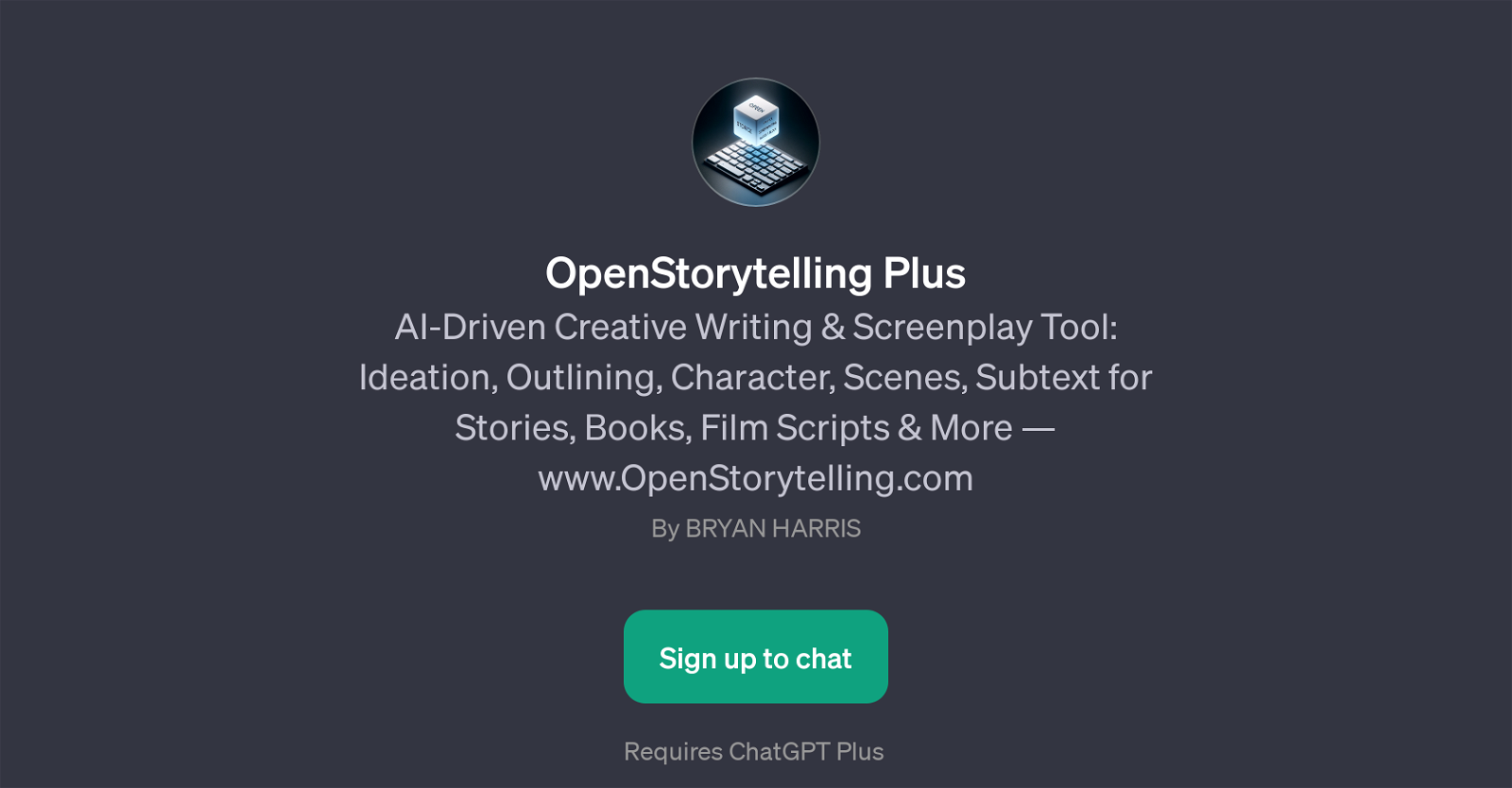 OpenStorytelling Plus website
