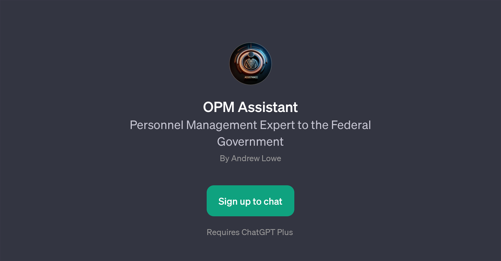 OPM Assistant website