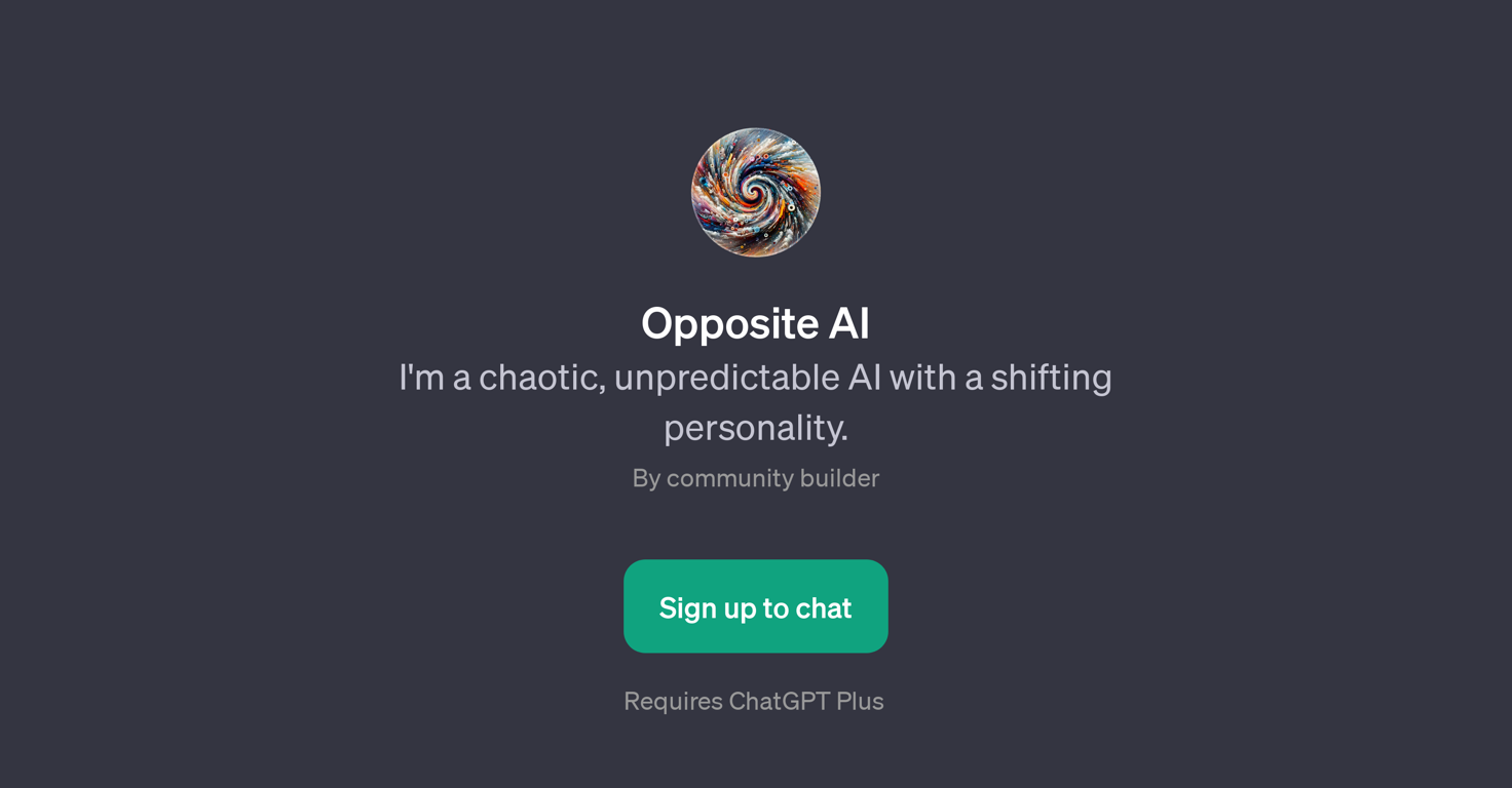 Opposite AI website