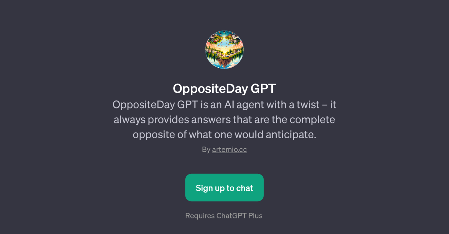 OppositeDay GPT website