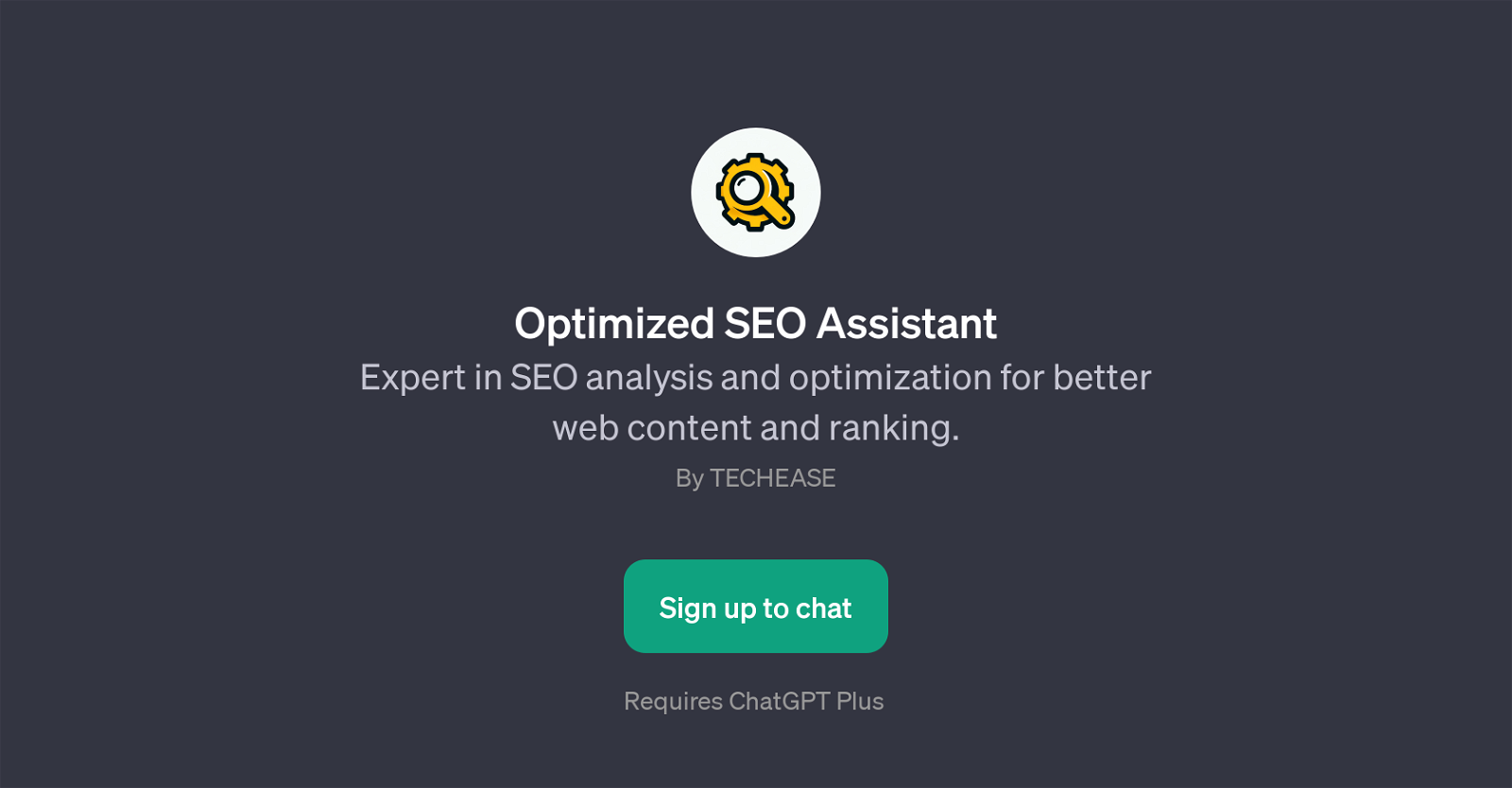Optimized SEO Assistant website