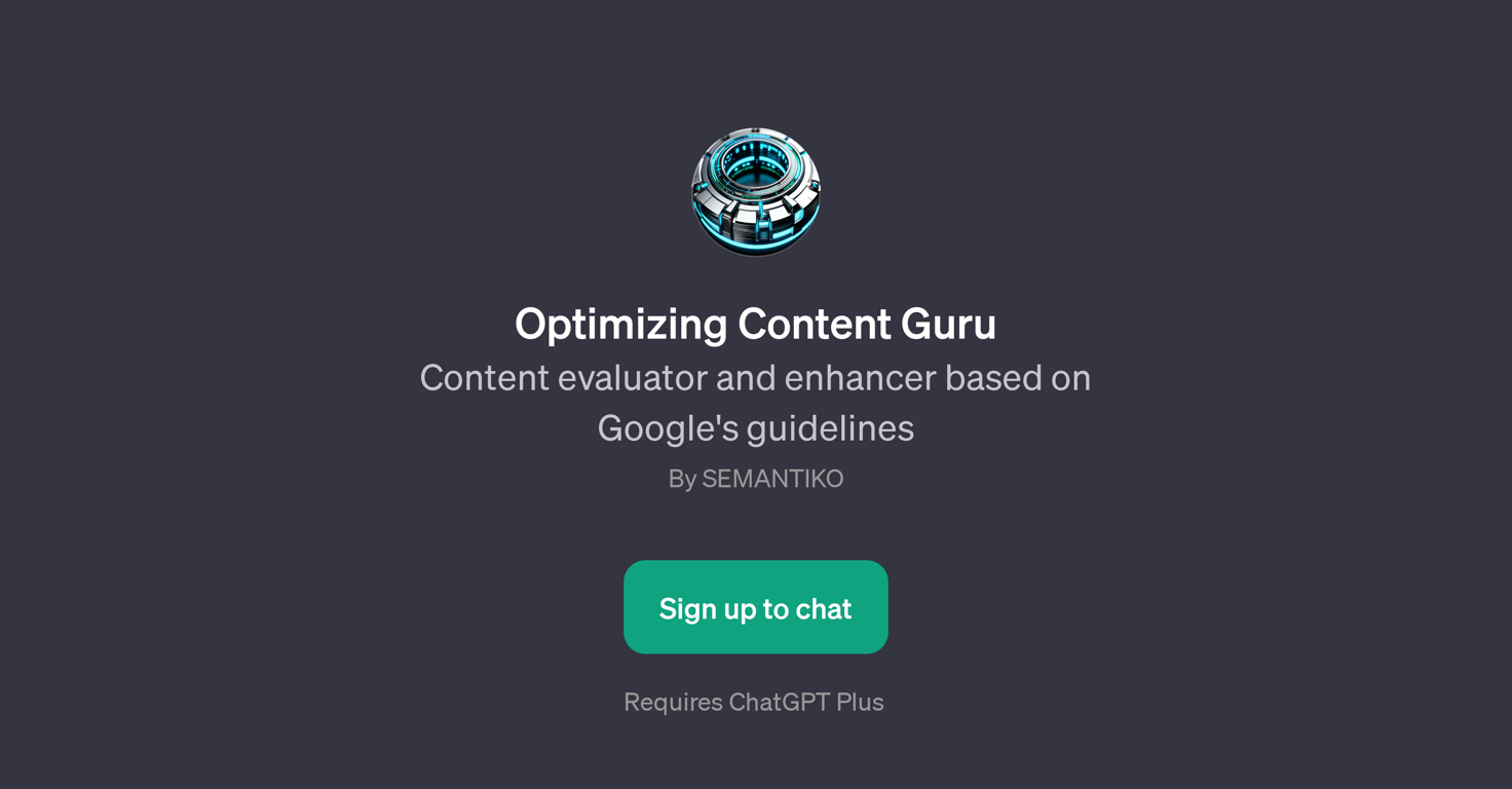 Optimizing Content Guru website