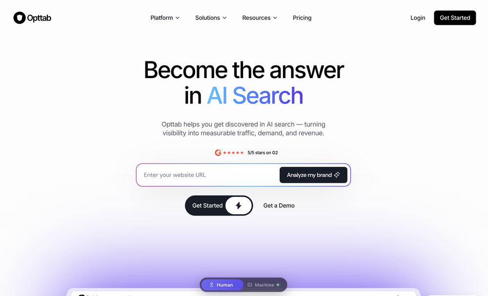 Opttab website