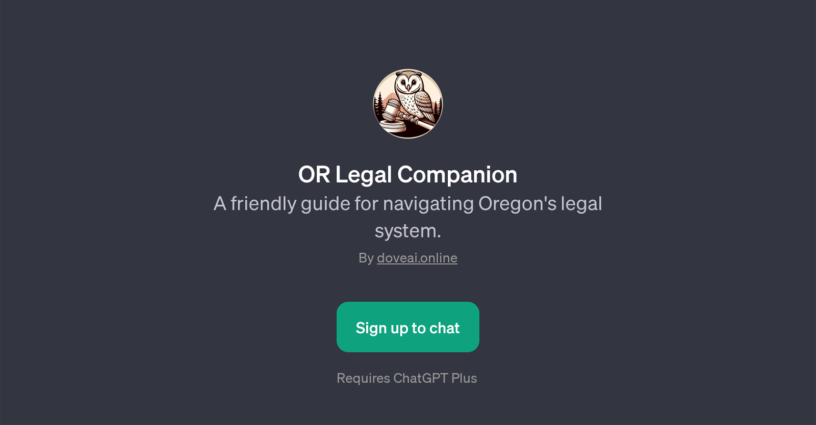 OR Legal Companion website