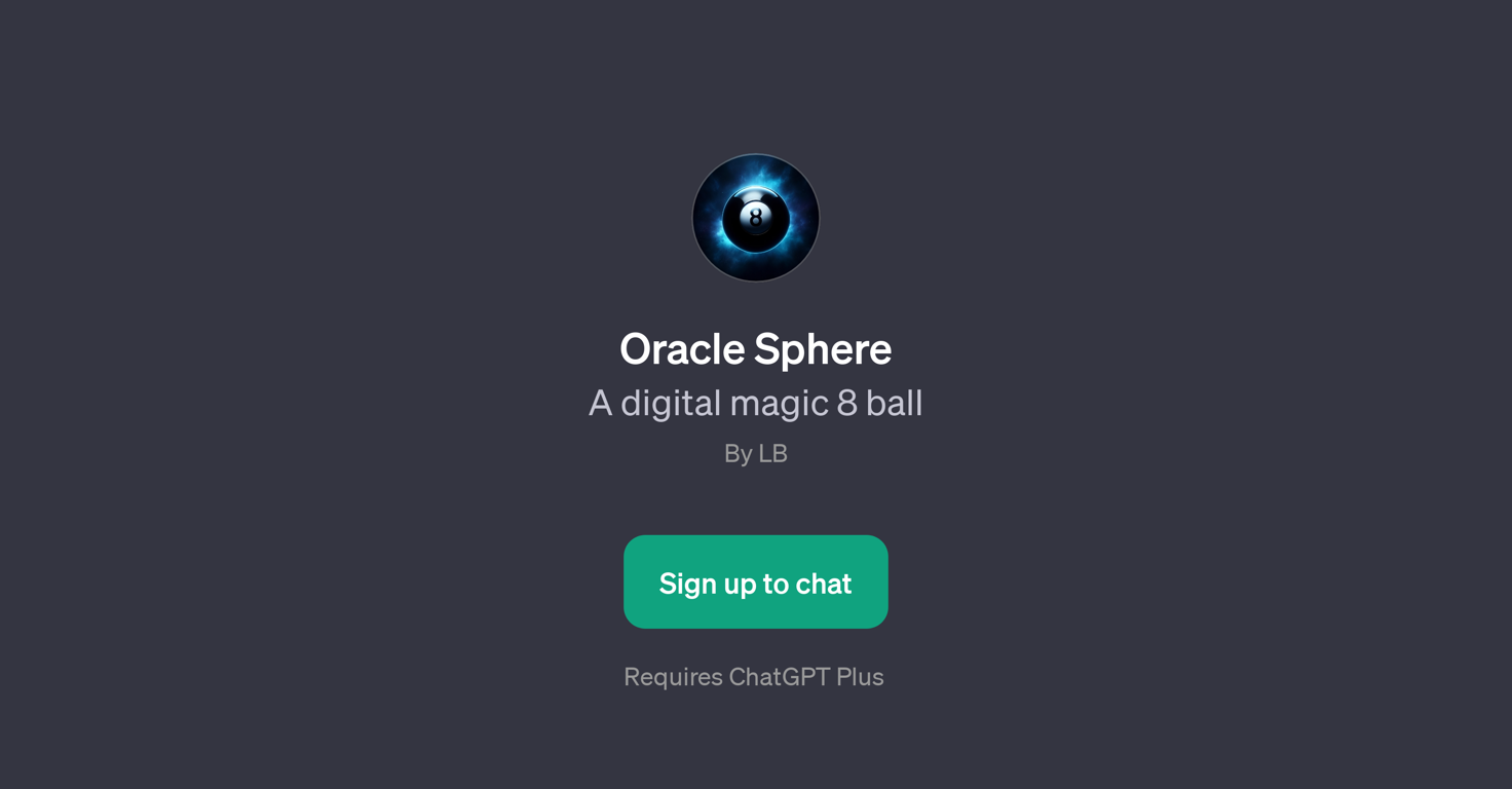 Oracle Sphere website
